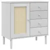 vidaXL Kredens SENJA rattan biały 80x40x80 cm drewno Podgląd zdjęcia produktu 2