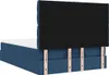 Hochwertig Ottoman-Bett mit Matratze Blau 140x200 cm Stoff Produktbild-Vorschau 8