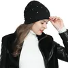 Damen Wintermütze gefüttert Slouch Beanie - Sterne und Produktbild-Vorschau 3