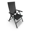 Klappstuhl Aluminium Polyrattan Gartenstuhl Stuhl Produktbild-Vorschau 2