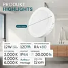 LUXULA LED stropné svietidlo, 12W, EEK: F, 1200lm, CCT, Náhľad obrázku produktu 2
