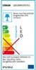 An energy efficiency label for a light fixture. Produktbild-Vorschau