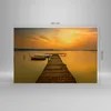 Bild auf Leinwand - Leinwandbild - See Brücke - 120x80cm - Produktbild-Vorschau 3