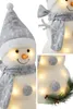 Schneemann Deko beleuchtet 8 warmweiße LEDs Weihnachten Produktbild-Vorschau 8