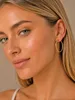 Creolen Hoops Gelbgold 585 14 Karat 40mm flexibel Produktbild-Vorschau 2