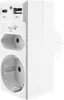 Heitech 6x 2-cestný zásuvkový adaptér s 1 portom USB a 1 Náhľad obrázku produktu 8