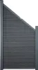 HOME DELUXE WPC Sichtschutzzaun Schrägelement CALLADO Produktbild-Vorschau 1