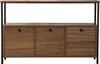 Skye Decor, Solace - Venezia Walnut, Black, konzola, orech, Náhľad obrázku produktu 6