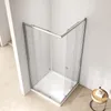Cabine de douche EMKE à porte coulissante 80 x 80 x 185 cm, Voir les images du produit 2