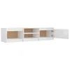 Mobile TV bianco lucido 140x40x35,5 cm Materiale a base di Anteprima dell’immagine prodotto 12