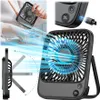 USB ventilátor napájaný batériou, tichý mini stolný Náhľad obrázku produktu 1