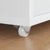 vidaXL Pevná kolečka 2 ks Bílá 42 x 11,5 x 29 mm Železo Náhled obrázku produktu 3