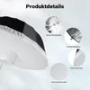 Walimex pro Parasol refleksyjny czarny/srebrny Ø 165 cm + Podgląd zdjęcia produktu 6