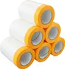6 Rollen Abdeckfolie Klebeband mit Folie 55cm*20M Klebeband Produktbild-Vorschau 1