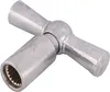 A close-up studio shot of a metal universal joint. Produktbild-Vorschau