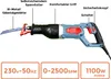 scie sabre électrique 1100W - Puissante avec 0-2500 SPM, Voir les images du produit 9