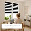 Estika Dvojitá roleta Klemmfix - 90 x 150 cm - Černá - Duo Náhled obrázku produktu 4