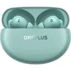 A pair of green OnePlus Nord Buds 3 Pro wireless earbuds are shown inside their charging case. Produktbild-Vorschau
