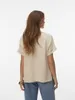Vero Moda VMHALI SS O-NECK TOP JRS GA BOO Farina d'avena L Anteprima dell’immagine prodotto 3
