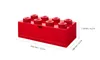 LEGO Schubladenbox DESK DRAWER 8 1 Schub rot Produktbild-Vorschau 10