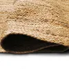 Teppich handgefertigt, geflochtene Jute, natürliche Linien, Produktbild-Vorschau 3