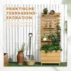 Outsunny Hochbeet mit Rankgitter, Pflanzkasten mit 3 Produktbild-Vorschau 4