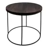 Tabouret à fleurs 2 pièces avec plateau foncé - Table Voir les images du produit 5