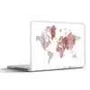 MuchoWow® Laptop Aufkleber Sticker Cover Weltkarte - Marmor Produktbild-Vorschau 1