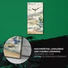 Leinwand Wanduhr Wandkunst Uhr 30x60 Montagne Sainte Produktbild-Vorschau 5