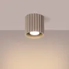 Deckenleuchte AURA 1 taupe GU10 Produktbild-Vorschau 3