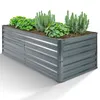 AREBOS® Hochbeet 180x90x79 cm | Verzinktes Stahl Produktbild-Vorschau 1