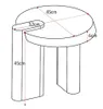 Starfurn Beistelltisch Rava, braunes Mangoholz, 50 cm Produktbild-Vorschau 9