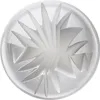 A top-down view of a white filter insert for a funnel, with a starburst pattern. Anteprima dell’immagine prodotto
