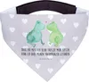 Mr. & Mrs. Panda Hunde Halstuch Frosch Liebe - Grau Pastell Produktbild-Vorschau 1