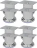 vidaXL Nohy na pohovku 8 ks. Okrúhle chrómové 60 mm Náhľad obrázku produktu 4