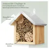WILDLIFE HOME Bienenhotel mit Metalldach, Wildbienen Produktbild-Vorschau 2