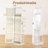 XMTECH 3-in-1 Schmuckschrank mit Ganzkörperspiegel & Produktbild-Vorschau 7