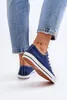 Damen Klassische Turnschuhe Marineblau Ecoma 37 Produktbild-Vorschau 8