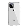 A clear, studio shot of the back of a transparent iPhone case. Produktbild-Vorschau