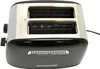 A black and silver KitchenAid toaster is shown from a front-diagonal angle on a white background. Voir les images du produit
