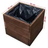 Štvorcový kvetináč 30 x 30 x 28 cm – moderný kvetináč, Náhľad obrázku produktu 2