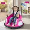 COSTWAY 12V Autoscooter per bambini girevole a 360°, 2 in 1 Anteprima dell’immagine prodotto 8