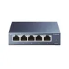 A TP-LINK TL-SG105 5-Port Metal Gigabit Switch is shown against a white background. Anteprima dell’immagine prodotto