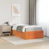 The Living Store Bett mit Matratze Wachsbraun 100x200 cm Produktbild-Vorschau 4