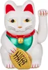 Winkekatze Glückskatze Maneki Neko mit Wackelarm | 20 cm Produktbild-Vorschau 3