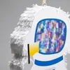 Relaxdays Pinata Astronaut, mit Stab & Maske, Partypinata Produktbild-Vorschau 6