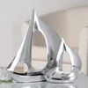 Scultura Casablanca in alluminio lucido h.21cm altezza: 21 Anteprima dell’immagine prodotto 3