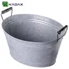 Vasca in zinco KADAX da 19 litri per giardino, grande vasca Anteprima dell’immagine prodotto 4