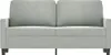 vidaXL 2-osobowa sofa jasnoszara 140 cm aksamitna Podgląd zdjęcia produktu 3