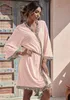 LASCANA Kimono rosa anthrazit gemustert Größe 40/42 Produktbild-Vorschau 5
